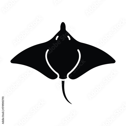 Stingray Icon Vector Illustration