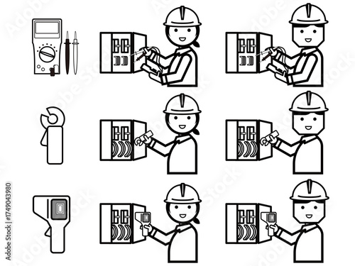 A person who measures electricity