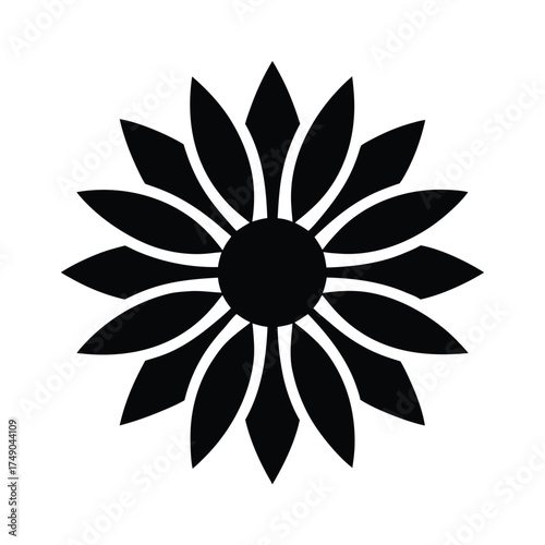 Sunflower Seed Icon Vector Illustration