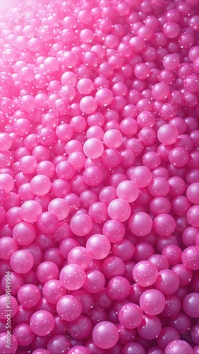 Wallpaper Mural 
keyword: pink, balls, sphere, texture, background, pattern, color, round, glossy, surface, ab Torontodigital.ca