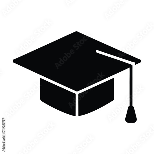 Graduation Cap Icon Vector Illustration