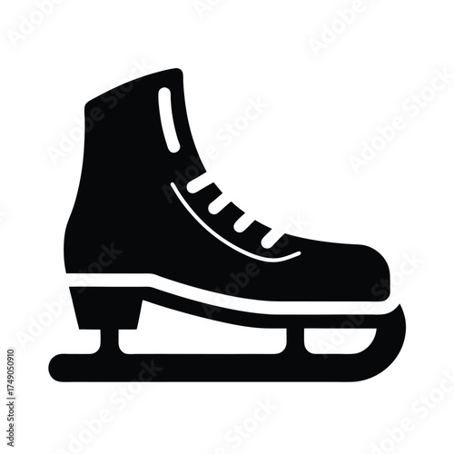 Ice Skate Icon Vector Illustration