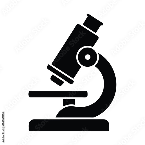 Microscope Icon Vector Illustration