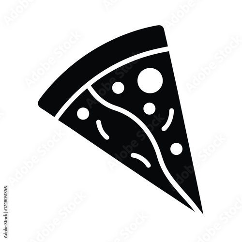 Pizza Slice Icon Vector Illustration