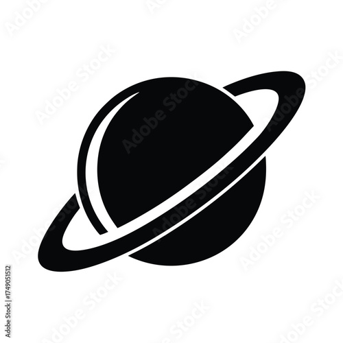 Saturn Icon Vector Illustration