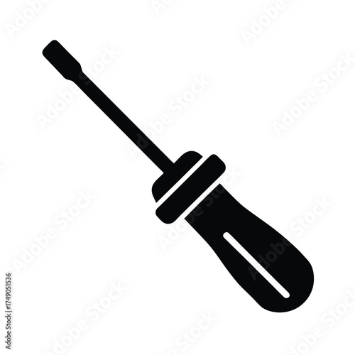 Screwdriver Icon Vector Illustration