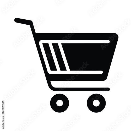Shopping Cart Icon Vector Illustration