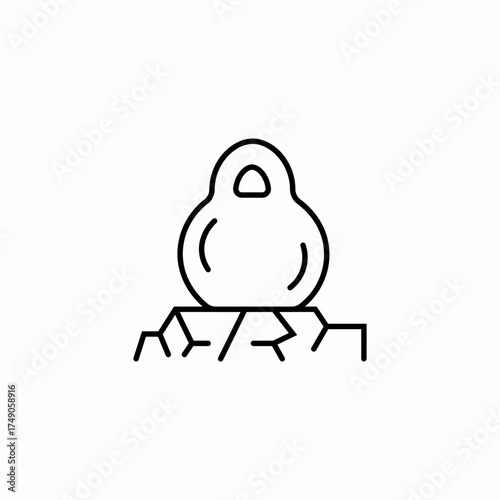 heavy weight ground icon sign vector