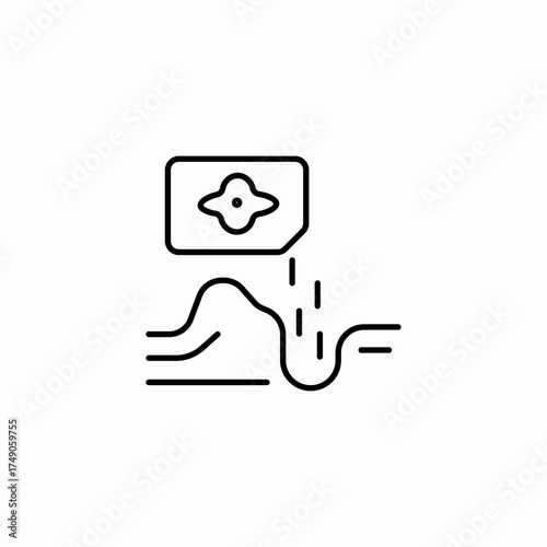 signal wave connection icon sign vector