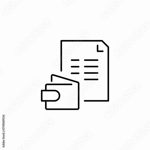 verified finance report icon sign vector