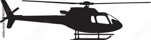 Helicopter isolated on white background