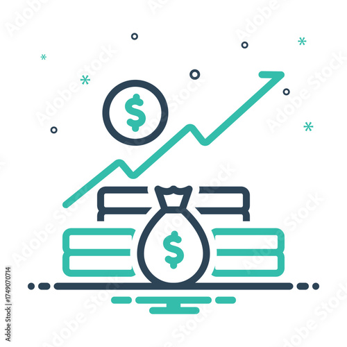 Mix icon for inflationary pressure