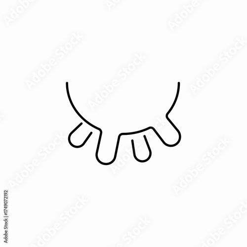 cow udder dairy icon sign vector