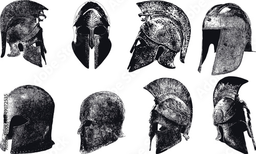 engraved helmet