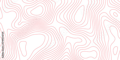 Topographic map background with geographic grid for hiking and mountain sport. luxury topographic wavy pattern and geographic grid map design. paper texture Imitation of a geographical map shade.