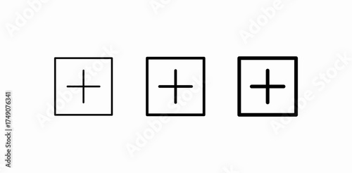 add new plus icon sign vector