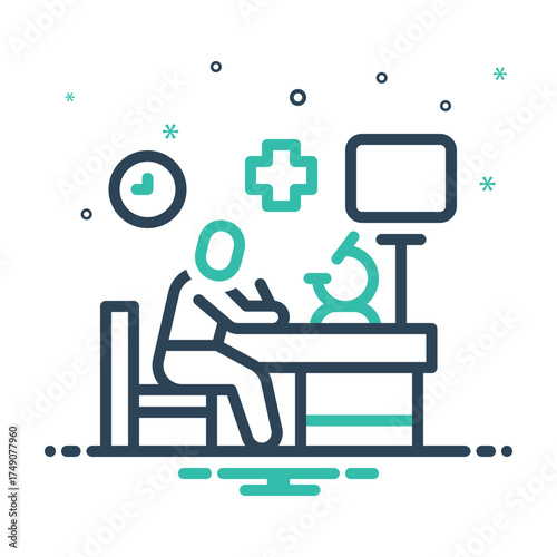 Mix icon for test person