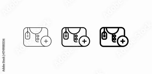 add product item icon sign vector