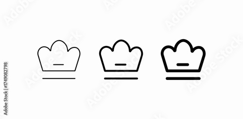 chef hat cooking icon sign vector