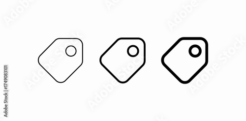 price sale tag icon sign vector
