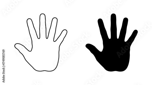 Bold geometric shapes create modern abstract design element