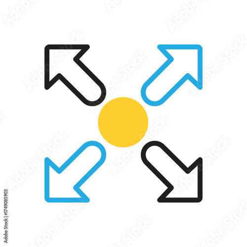 Multi color icon for full