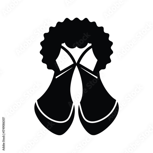Afro Brazilian Dance Shoes Icon