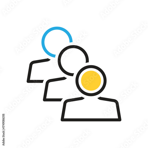 Multi color icon for similar