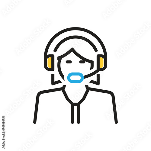 Multi color icon for assistant