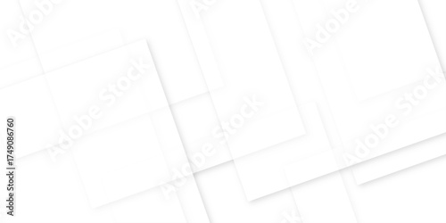 Abstract white and gray technology concept diamond triangle geometric line background. modern seamless business technology concept geometric shapes. squares and triangle with soft shadows as pattern.