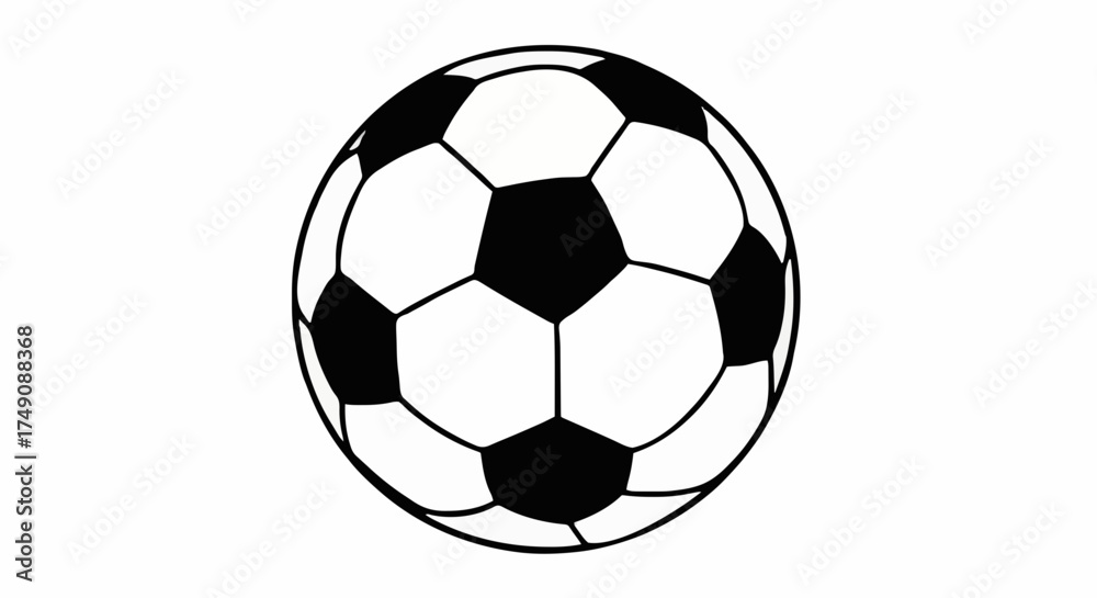 Obraz premium Classic soccer ball