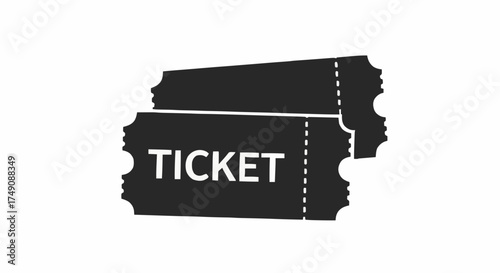 Two black tickets