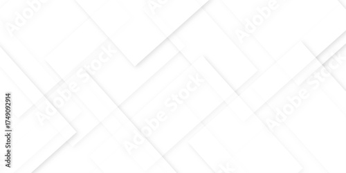 Abstract white and gray technology concept diamond triangle geometric line background. modern seamless business technology concept geometric shapes. squares and triangle with soft shadows as pattern.