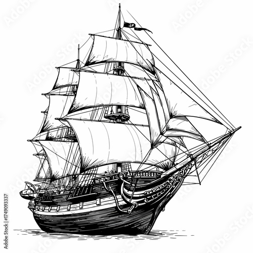 Classic Sailing Ship
