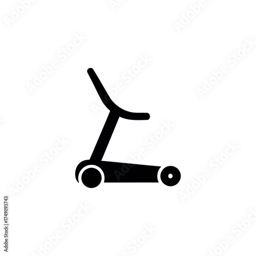 Minimal treadmill icon for sport and workout themes.