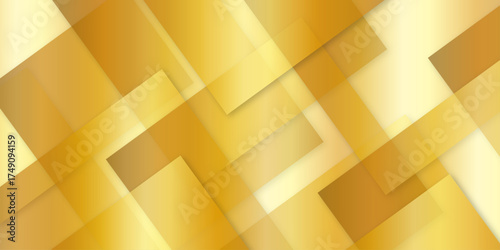 Abstract yellow, orange technology concept diamond triangle geometric line background. modern seamless business technology concept geometric shapes. squares and triangle with soft shadows as pattern.