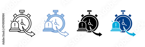 Incident Response Icon Set Multiple Style Collection