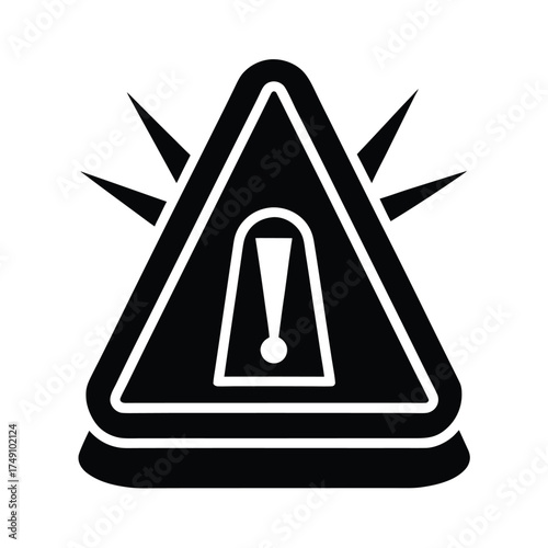 Energy Alert Notification Icon Power Warning