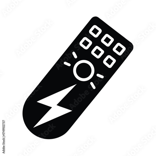 Energy Remote Control Icon Device Symbol