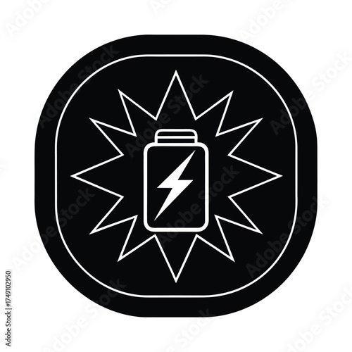 Energy Saving App Icon Eco Technology