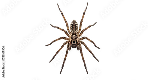 Striking Wolf Spider Macro Close-up Arachnid Detail Wildlife Specimen