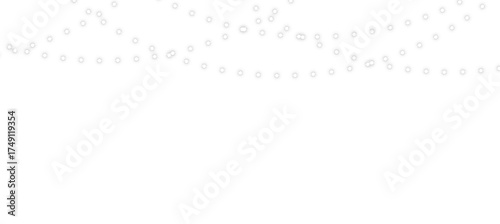 Gold and white festive garland PNG with shiny lights, elegant illumination, and abstract decorative string, perfect for Christmas and winter season greeting designs