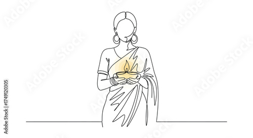 Artistic line drawing of jesus christ holding a glowing heart symbolizing love compassion and divine light