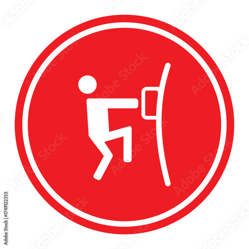 pull icon vector design template