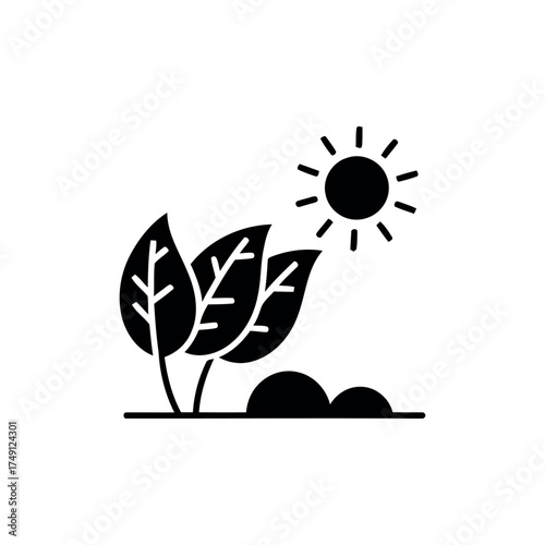 Green Energy Icons - Eco Power, Renewable Resources, and Sustainable Environment Symbols
