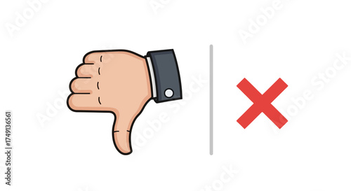 Set of hand gestures with associated expressions, perfect for user interface or design project, white background