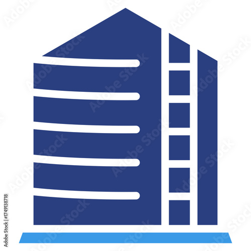 Storage Silo  Icon Element For Design