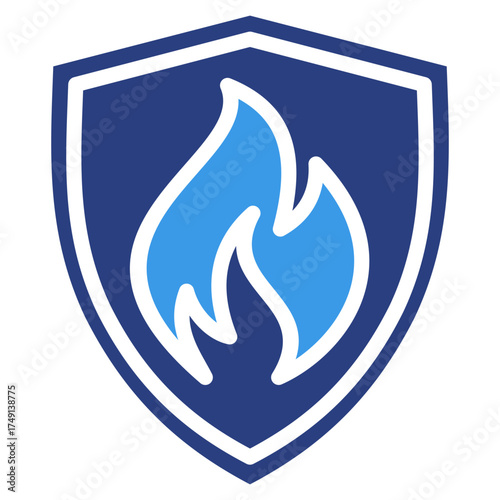 Fire Safety  Icon Element For Design