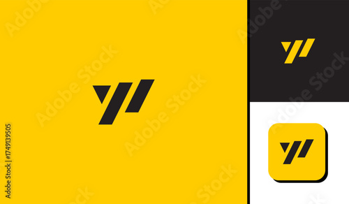 Y letter logo icon design simple
