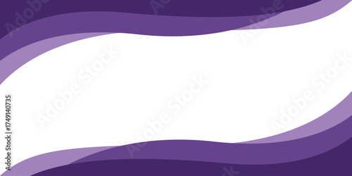 Simple Purple Wave Design Background